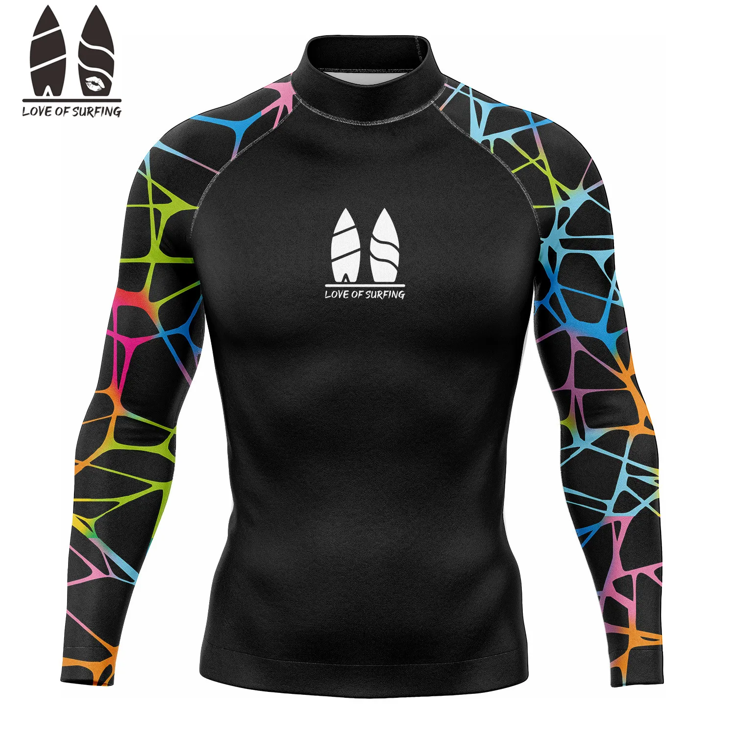 Surfing Men\'s Long Sleeve Shirts Rashguard 	Uv Protection Surfing Clothing Rash Guard Swimwear Surfer Swimsuit Diving Shirts