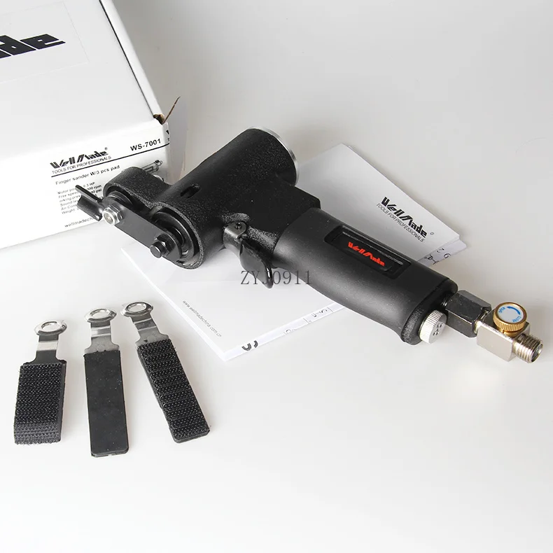 Dedo alternativo pequena máquina de lixa pneumática sanda máquina de polimento lixadeira de areia de uma palavra WS-7001