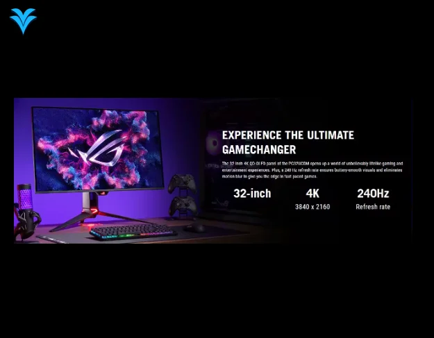 شاشة ألعاب ROG SWIFT OLED PG32UCDM 4K سريعة IPS 240 هرتز جديدة