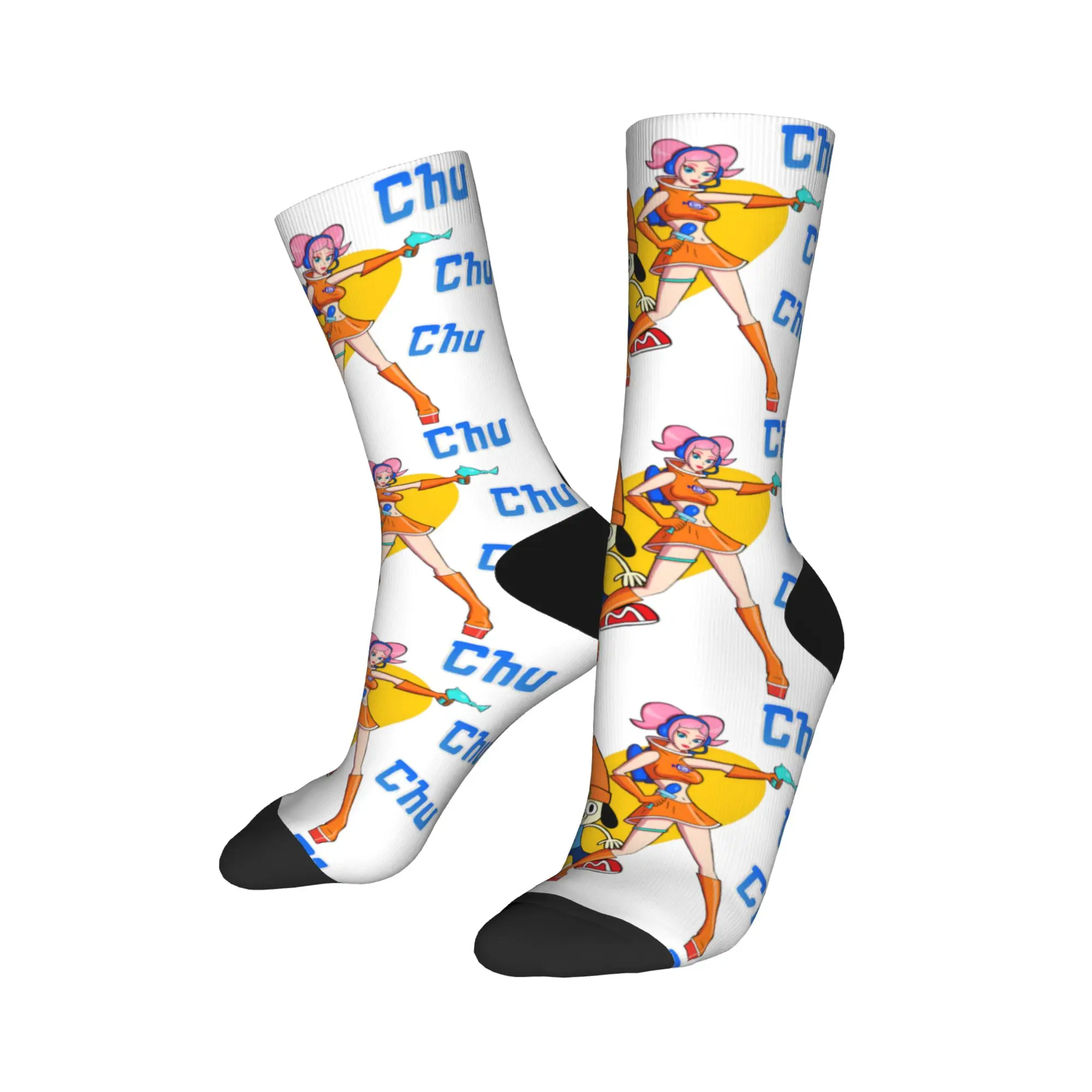 PaRappa The Rappers Stockings  Funny Socks Men Medium Soft Socks Autumn Cycling Custom Anti Skid Socks Gift