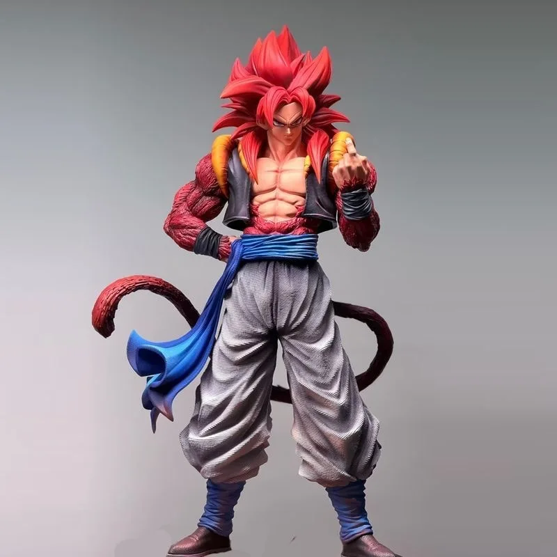 

2026 Dragon Ball: Коллекционная модель-украшение ручной работы «Супер Сайян 4» (Вуджита) из серии NP Super Four, аниме-фигурка для декора