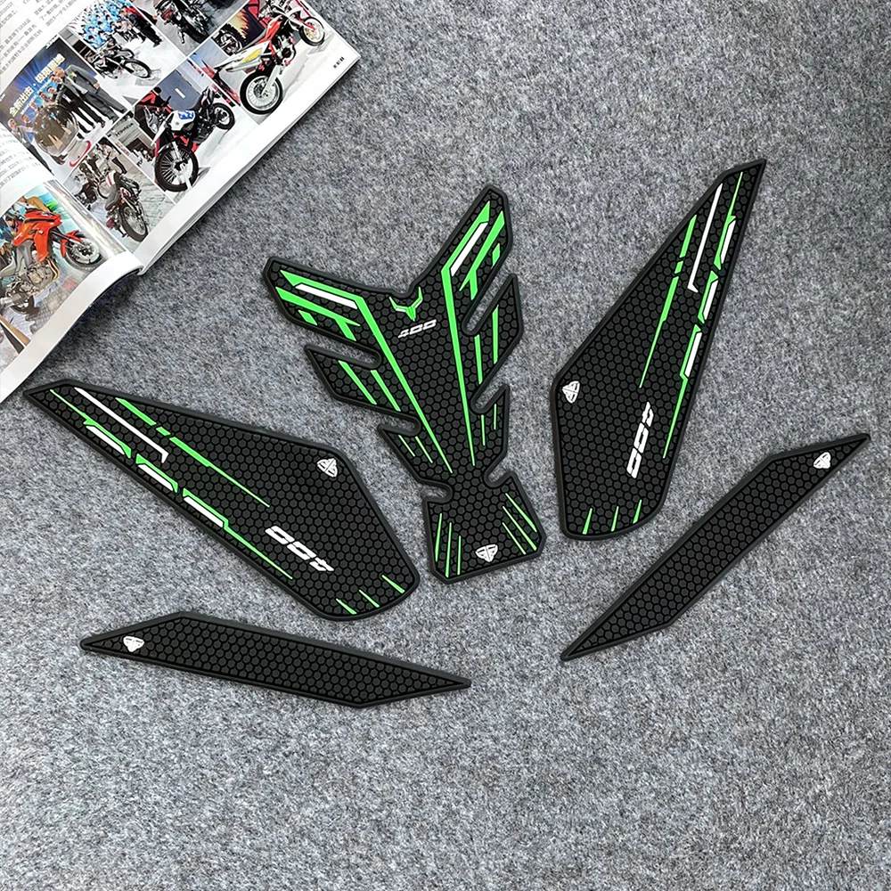 3D Rubber Fuel Tank Pad Anti-slip Protector Motorcycle Sticker Decal Gas Knee Grip for Kawasaki Ninja 250 Ninja400 Z400 z 400