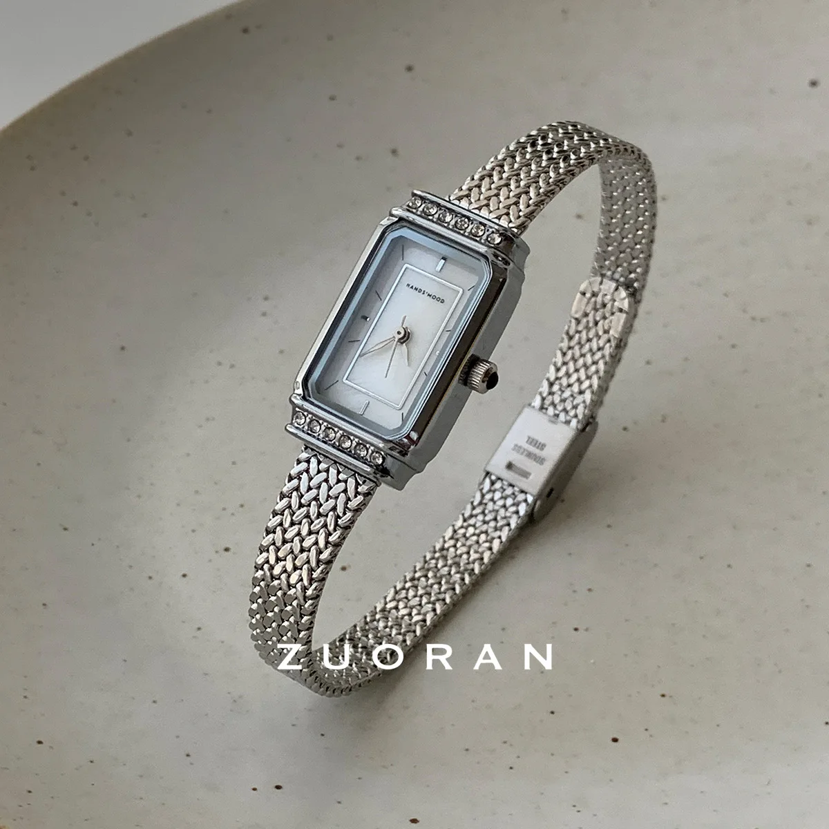 Elegant women's watch, rectangular design, stylish and sophisticated, a perfect gift for women, a unique timepiece.