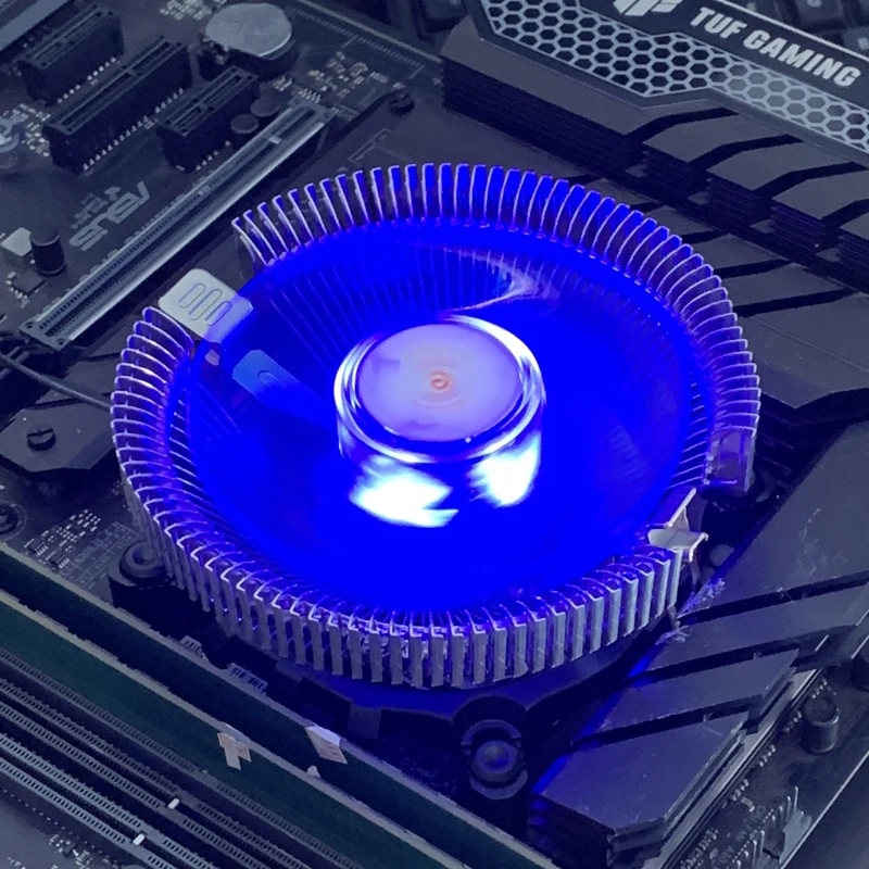 CPU Air-cooled Cooler LED Cooling Fan for Intel LGA 1151 1150 1155 1156 1700 1366 1200 X79 X99 2011 AMD AM3 AM4 AM5 Ventilador
