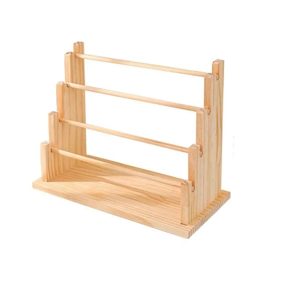 

4/6 Tier Detachable Jewelry Holder Multi-functional Jewelry Organizer Wooden Jewelry Display Stand Space Saving Durable