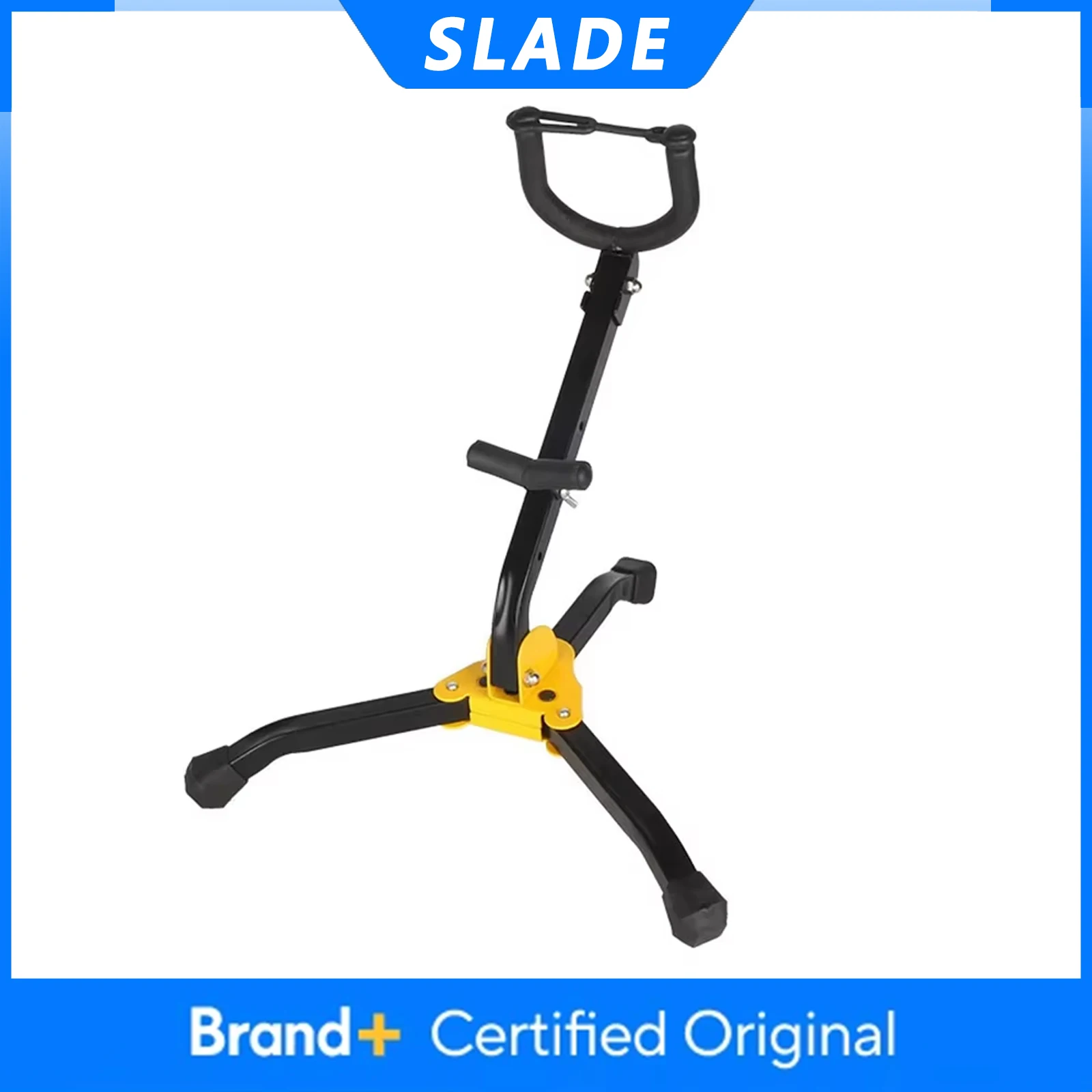 

Подставка для альт-саксофона SLADE, складная, желтая, на треноге, портативная, металлическая напольная подставка, аксессуары для деревянных духовых инструментов