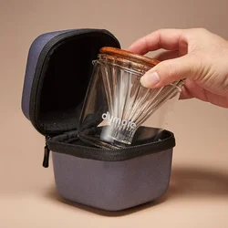 Hand Pour Coffee Filter Cup Sharing Cup Coffee Pot Set Storage Conical Drip Filter Hand Pour Filter Paper Coffee