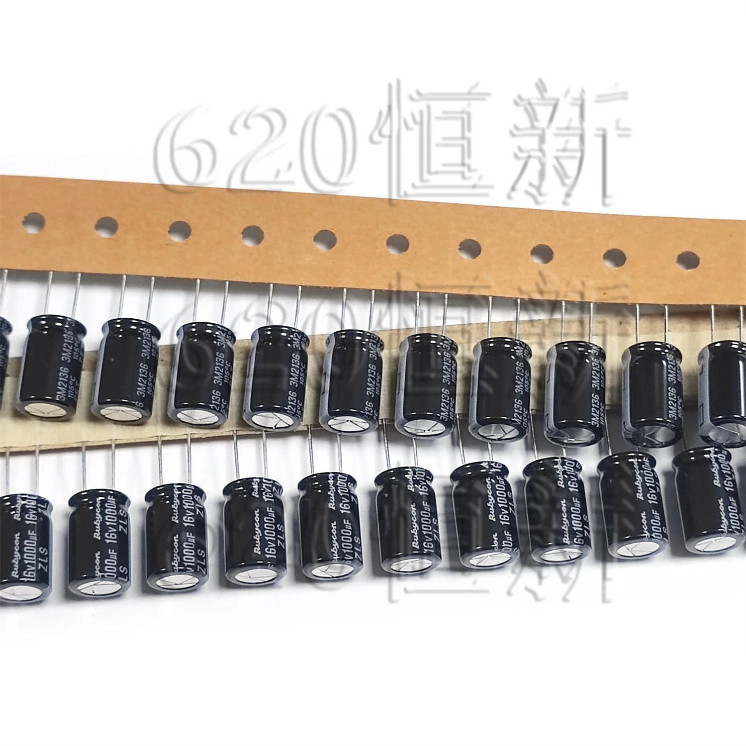 200pcs 16V1000UF ZLS 10X16-T8 Original New RUBYCON Aluminum Electrolytic Capacitors Long Life Low Impedance