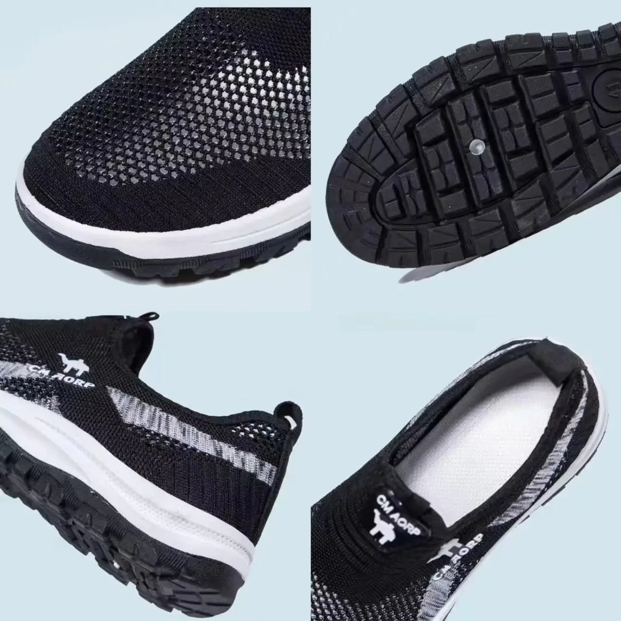 High Quality Male Sneakers 2024 Summer Breathable Mesh Shoes for Men Outdoor Travel Light Walking Flats Slip on Brand Moccasins