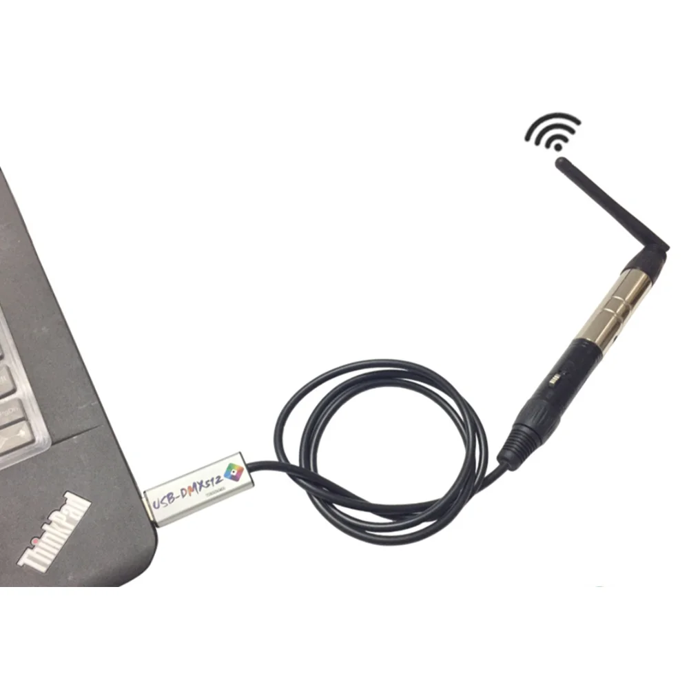 USB To DMX Interface Adapter Cable PC To DMX Controller Dimmer USB DMX 512 Signal Conversion For Stage Lighting Effect DJ