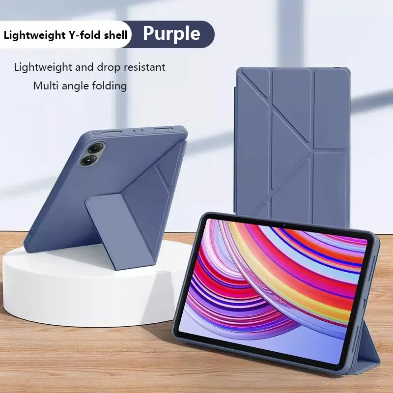 

For New Redmi Pad 2 11inch 2025 Slim Leather Case for Redmi K Pad 8.8 SE 11 8.7 " Pro 12.1 2024 Stand Protective Cover