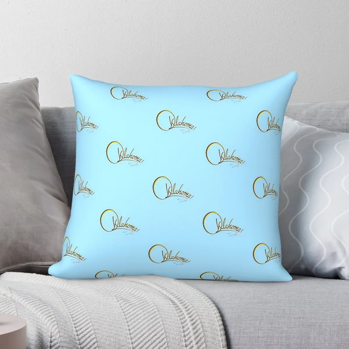 Oklahoma Hugh Jackman Square Pillowcase Polyester Linen Velvet Pattern Zip Decor Pillow Case Bed Cushion Cover