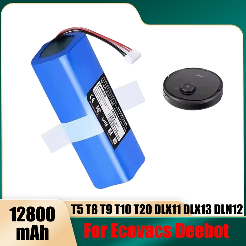 6500 мАч 14,4 В робот-пылесос, сменные аккумуляторы для Ecovacs Deebot X1 Ozmo T5 T8 T9 950 DX9G DX93 DX96 DLX11-54