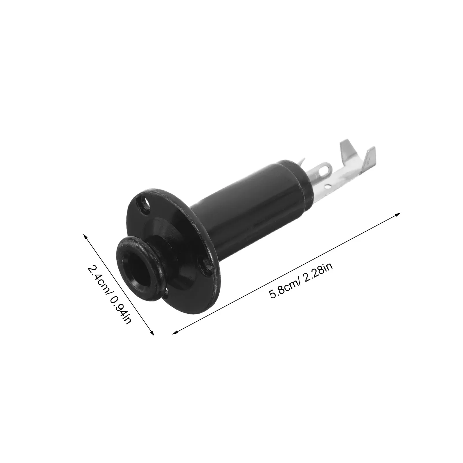 1Set Acoustic Guitar Strap Button Endpin Jack Socket Threaded Mono Stereo Output Connector Replacement Bass Electric Guitar