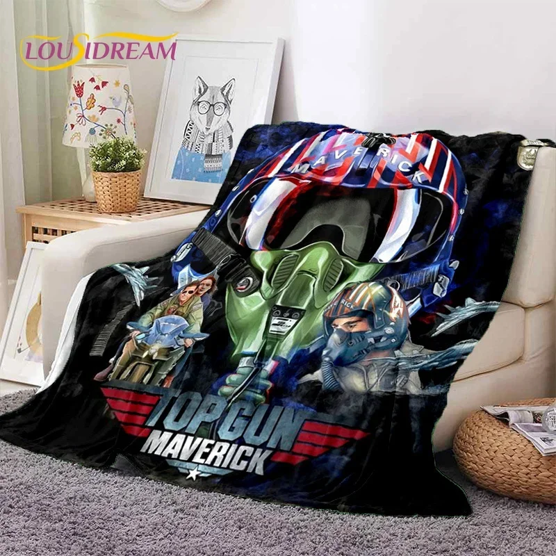 Top Gun Sign Tom Cruise Fighter Soft Flannel Blanket for Beds Bedroom Sofa Picnic,Throw Blanket for Cover Outdoor Leisure Gift