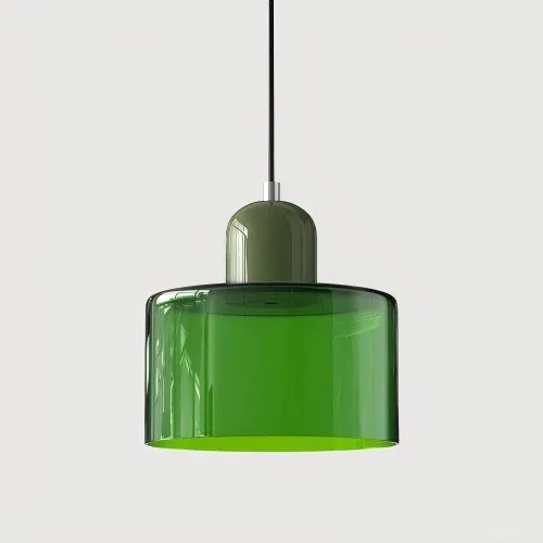 Europese Retro Glazen LED-hanglampen Slaapkamer Hoofdeinde hanglamp Restaurant Bar Koffieshop Bar Verlichtingsarmaturen