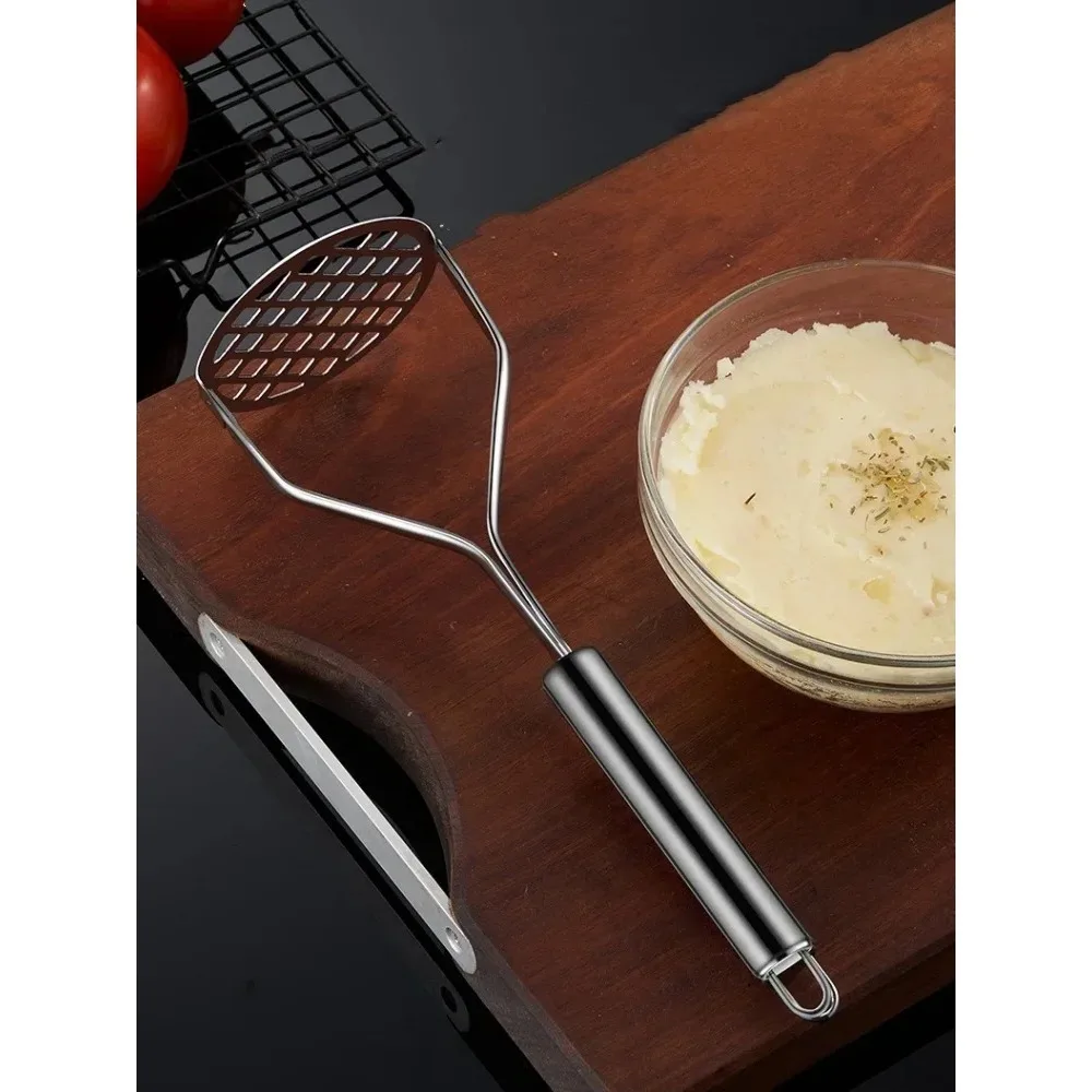 Kitchen Gadget Creative Mud Press Masher Puree Juice Maker Stainless Steel Potatoes Crusher Pusher Fruit Tools Cocina Cozinha