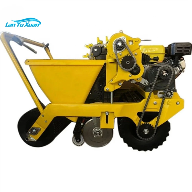 

Agriculture Machine Seeder 6 Rowas Gasoline Engine Garlic Planting Machine Manual Potato Garlic Planter For Sale