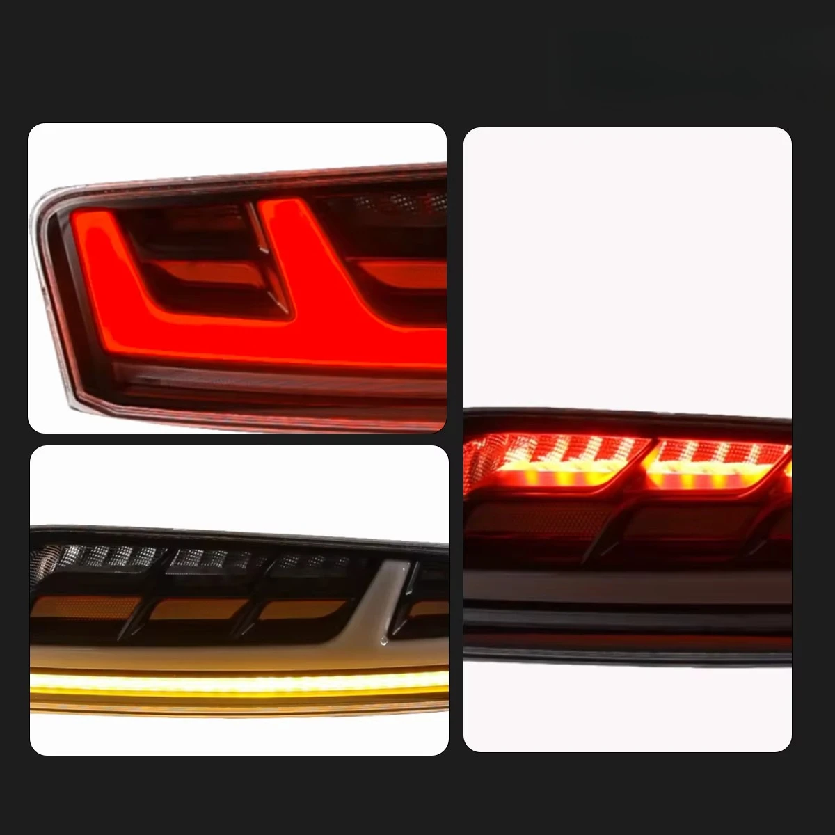 for 2007-2015 R8 taillight assemblies upgrade to new LED taillights daytime running lights and sequential turn signals