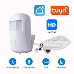 Monitor de segurança invisível interno com visão noturna, vigilância CCTV, áudio bidirecional, câmera IP, Tuya Smart Life, estilo PIR, WiFi, 940