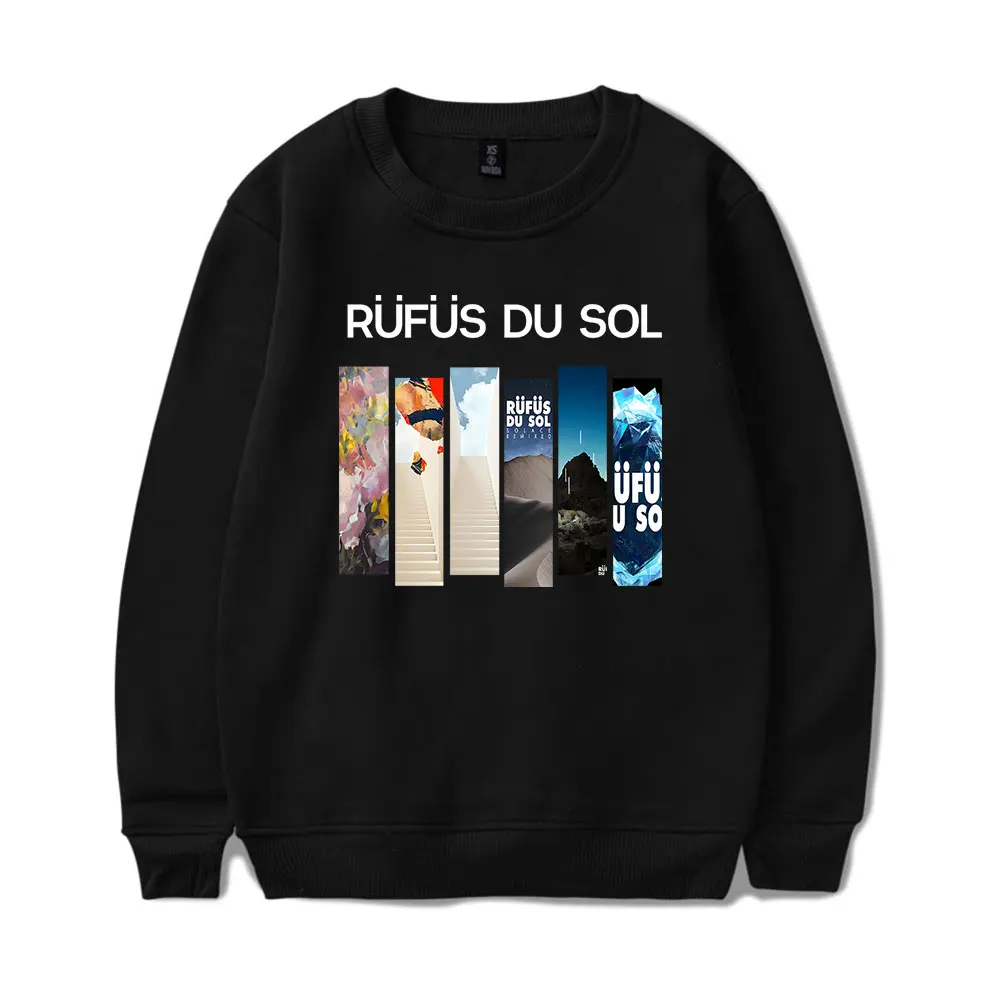 

Толстовка с круглым вырезом Rufus du Sol Merch для мужчин и женщин, толстовки в стиле хип-хоп, толстовки для фанатов, модная повседневная одежда