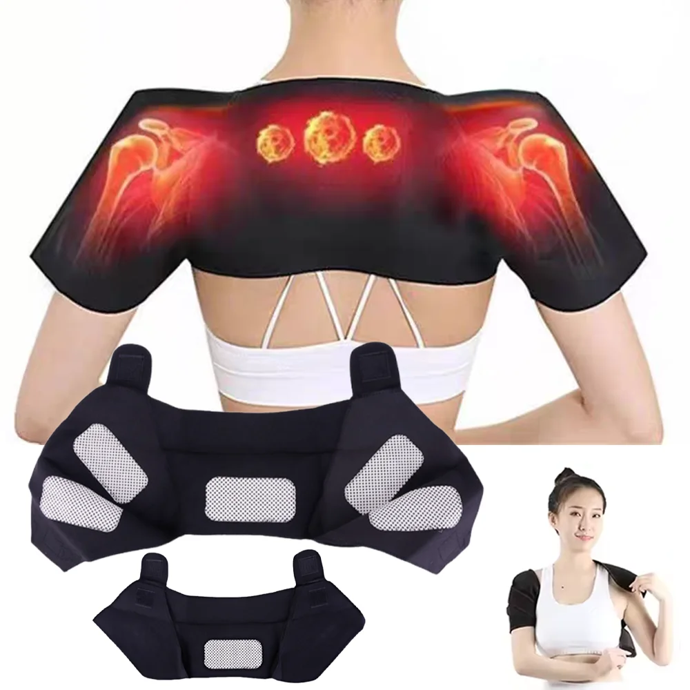 

Warm Shoulders Pads Self-heating Pad Shoulder Protector Heat Therapy Body Muscle Pain Relief Health Heated Shoulder Support Belt