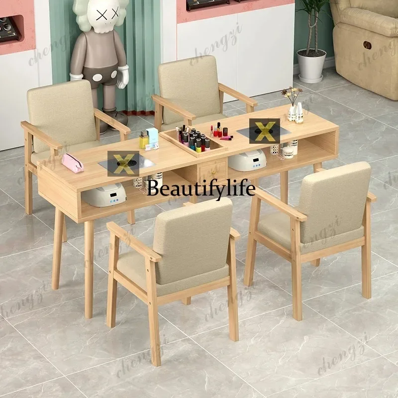 

E182 Modern Elegant Nail Desk Classic Aesthetic Beautiful Practical Nail Desk Neat Premium Table Ongle Manucure Salon Furniture