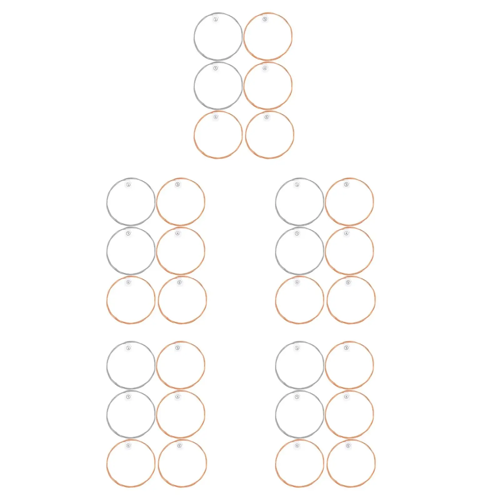 

5pcs 5 Pieces Guitar First for Acoustic Universal Cuerdas De Guitarra Guitalele Spanish