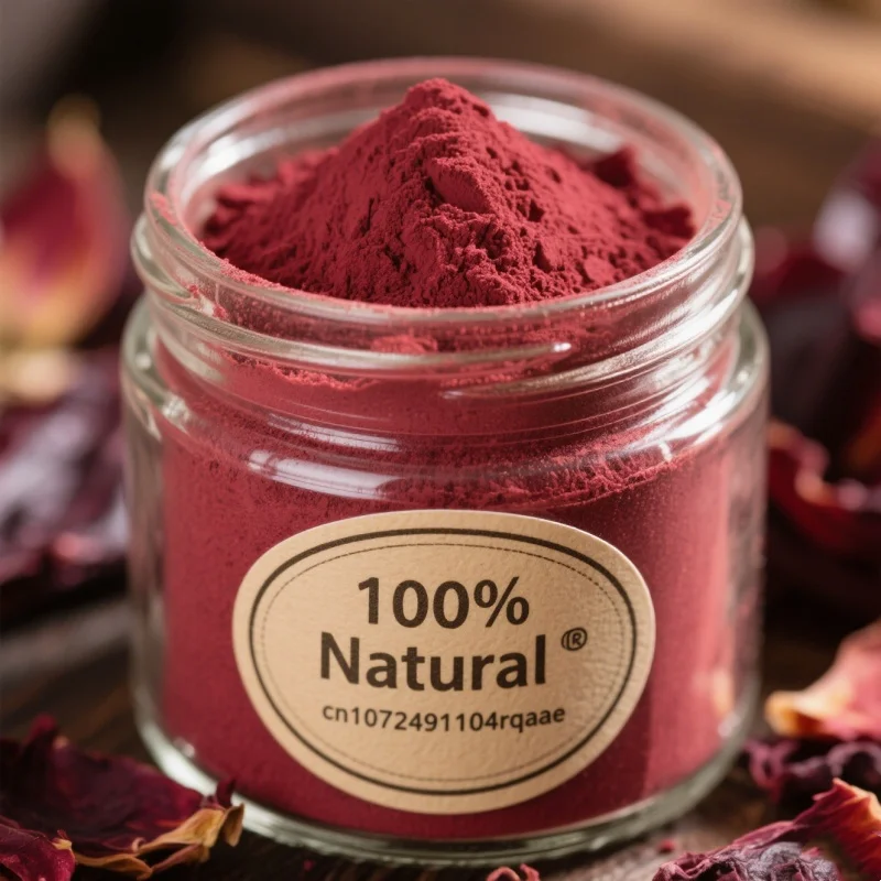 Premium Natural Roselle Dried Flower Organic Pigment Powder For Home Decoration Soap Candle Dyeing Pigment