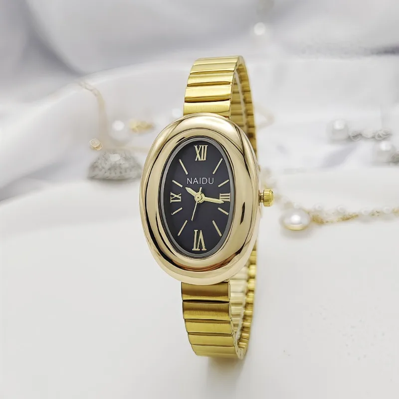 Marke Quarzuhr für Frauen Luxus Weihnachtsgeschenk Damen Armband Armbanduhren Edelstahl Armband Kleine Zifferblatt Uhr