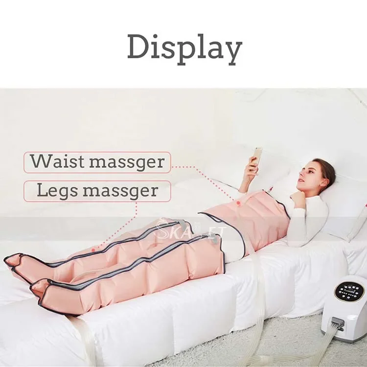 Hottest 3 Modes Air Chambers Leg Compression Massager Vibration Therapy Arm Waist Pneumatic Wrap Relax Pain