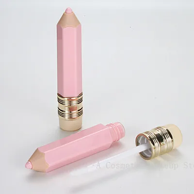 10-50 Stuks 5Ml Rood Roze Goud Lipgloss Buizen Diy Lege Cosmetische Container Hervulbare Flessen Vloeibare Lipstick opslag Fles