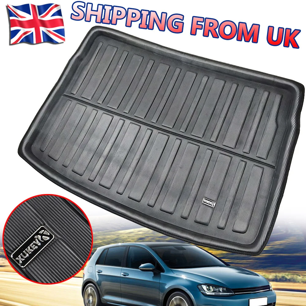 Boot Liner Cargo Trunk Mat Floor Tray Carpet For VW GOLF MK7 Hatchback 2012-2019