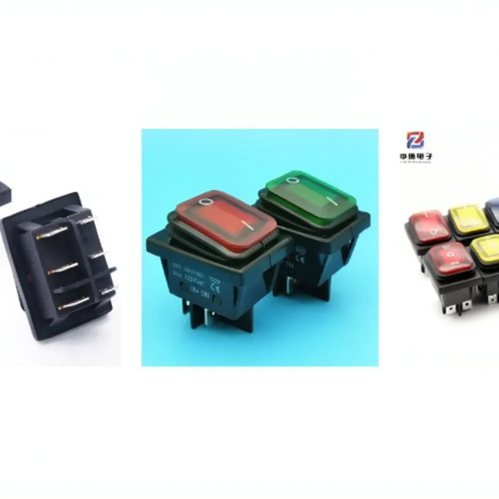 DC Circuit Rocker Switch Momentary Boat Style Automotive Modification For Vehicle Panel Electrical Controller Auto Power Control
