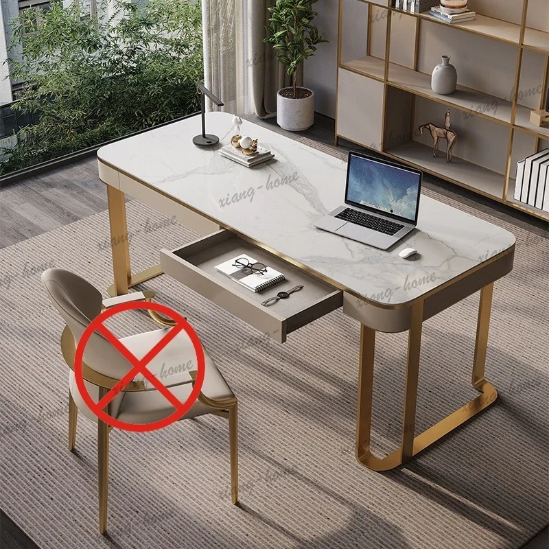 Best Sellers Light Luxury Office Desks Italian Minimalist Designer Writing Office Desks Modern Simple Furniture Mesa De Trabalho