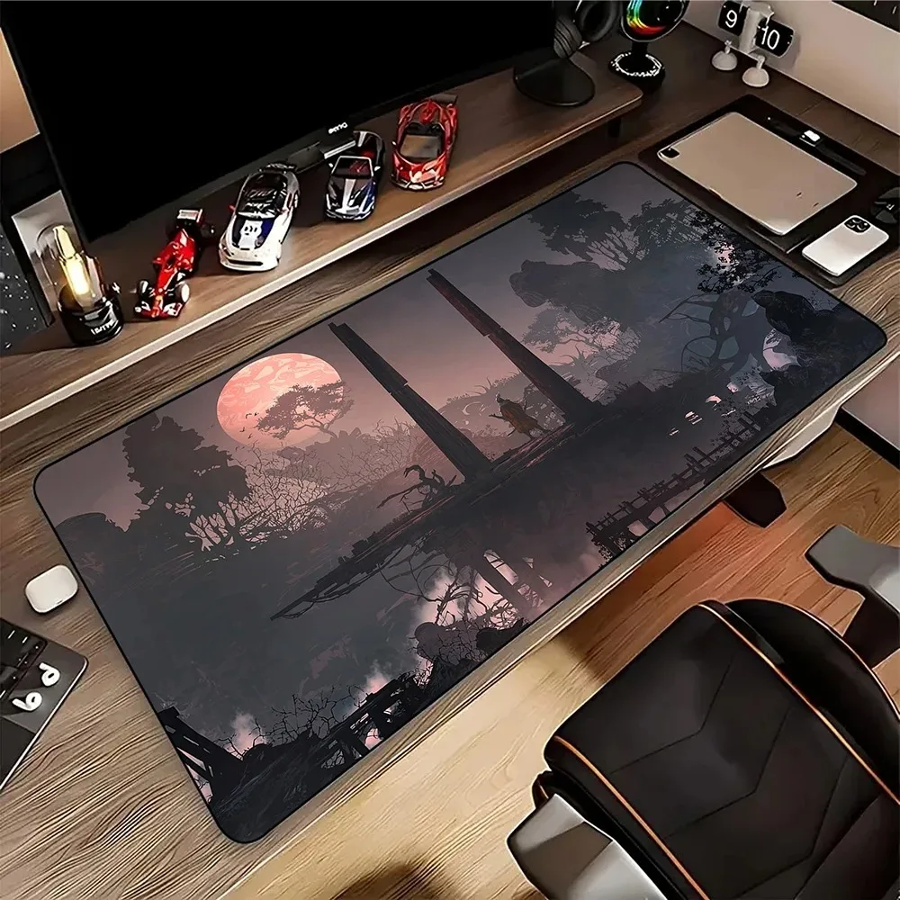 

XXL Great Wave & Chinese Dragon Gaming Mouse Pad | HD Non-Slip Desk Carpet for PC Laptop Keyboard Office Gamer Decor Setup