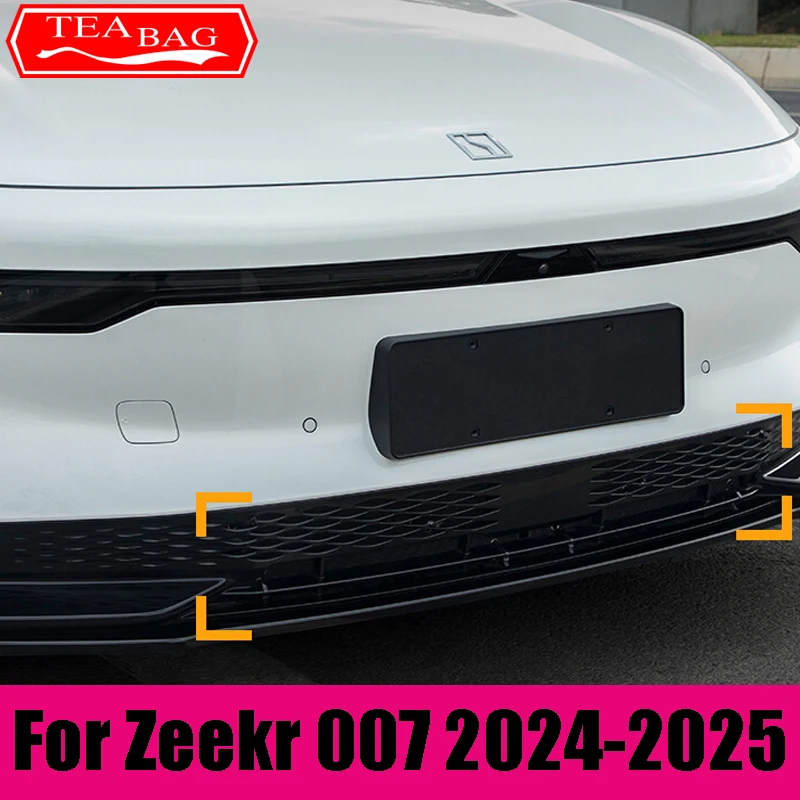 For Zeekr 007 2024 2025 Car Styling Front Grille Insect Proof Net Radiator Condenser Protective Cover Auto Modified Accessories