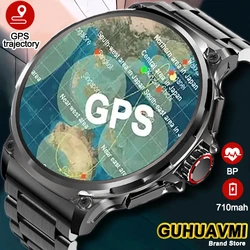 2024 nuovo localizzatore GPS per XIAOMI IOS1.85 pollici HD Bluetooth Call Smart Watch Men Sports Fitness Tracker cardiofrequenzimetro 710mAh Watch