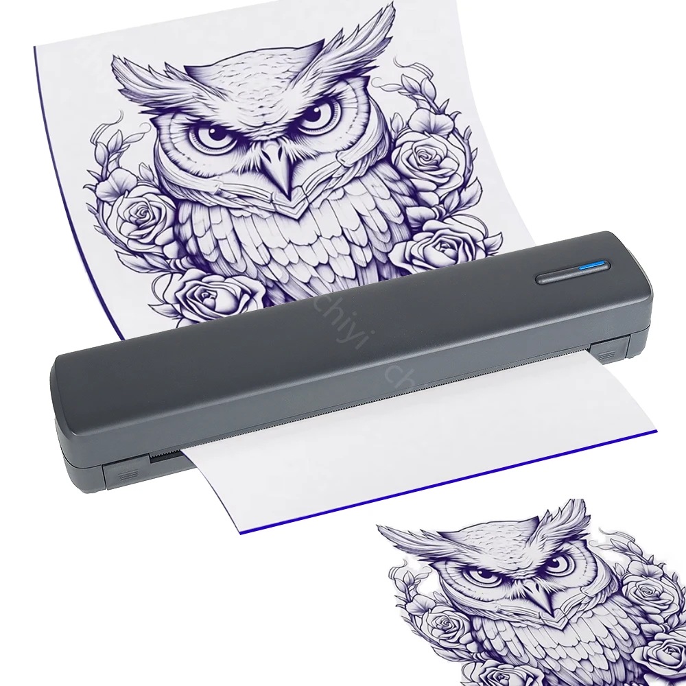 Portable A4 Tattoo Printer Thermal Copier Machine IOS/Android Compatible Factory Stock Mini Printer