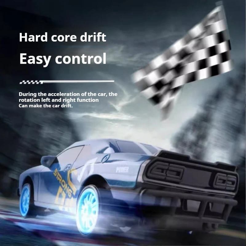 New Rc 1:18 Drift Remote Control Car Four-Wheel Drive High-Speed Stunt Car 2.4g Racing Car Toys Children Birthday Holiday Gifts