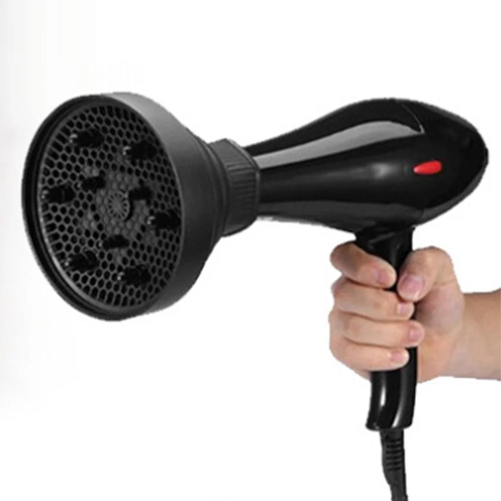 موزع مجفف شعر من السيليكون المتين، غطاء مجفف شعر عالمي مرفق لأداة تصفيف الشعر في صالونات تصفيف الشعر المموجة والمجعد #1