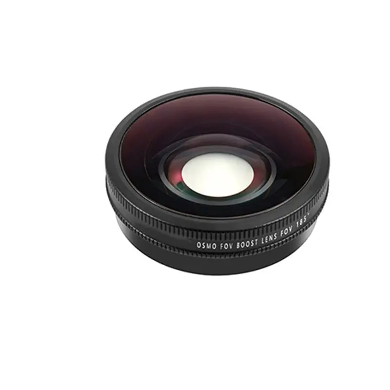 AT82-For DJI Osmo Action 6 Lens FOV Boost 185 Degree Wide Angle Lens For Action Sports Cameras Cam