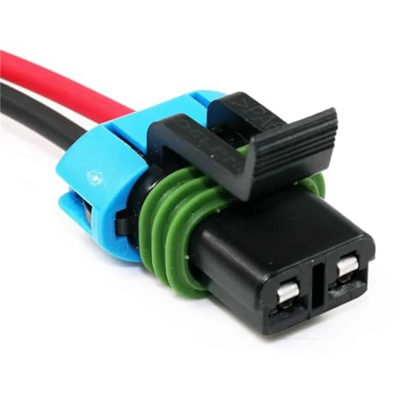 VELIF-2-Pack Metri-Pack 2-Pin 30 Amp, 280 Series Connectors Multi-Function (Male To Female Pigtail 12GA)