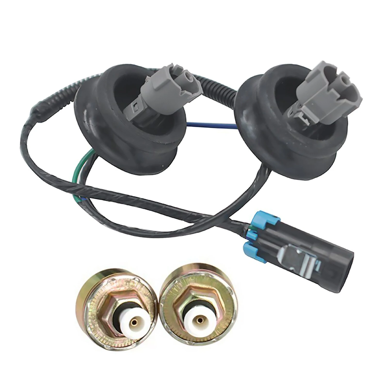 Car Dual Knock Sensors with Wiring Harness Kit 12589867 10456603 213-362 Replace For Chevy For Cadillac For GMC Auto Accessories