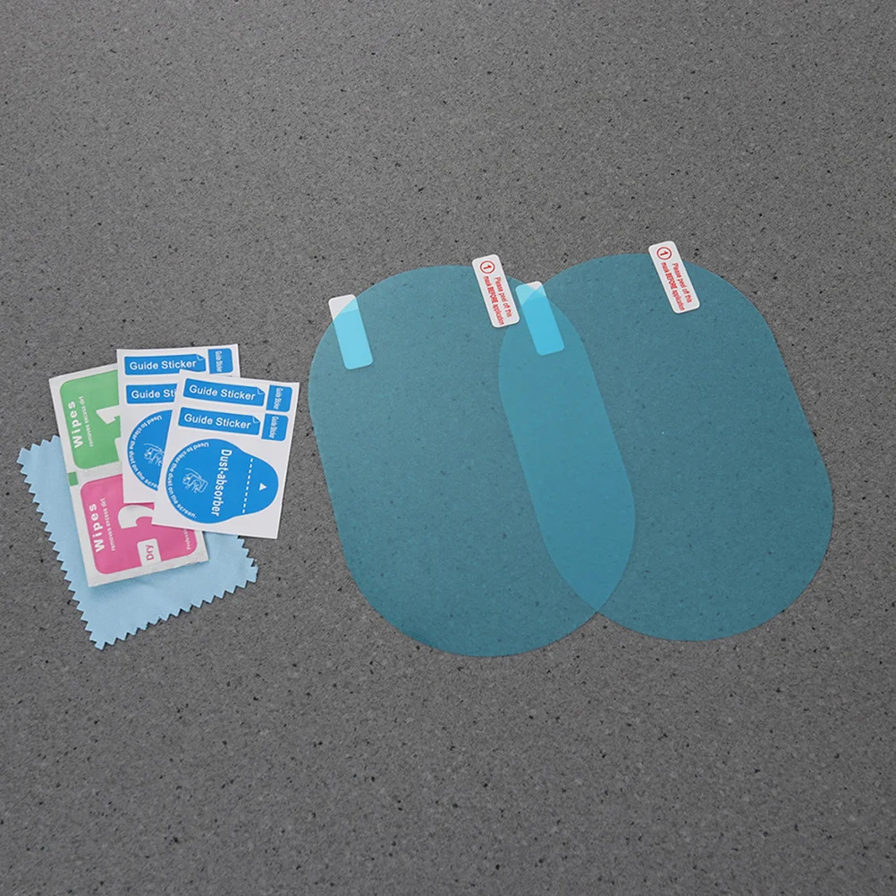 4 пары Противотуманные Водонепроницаемые Пленки для Зеркала