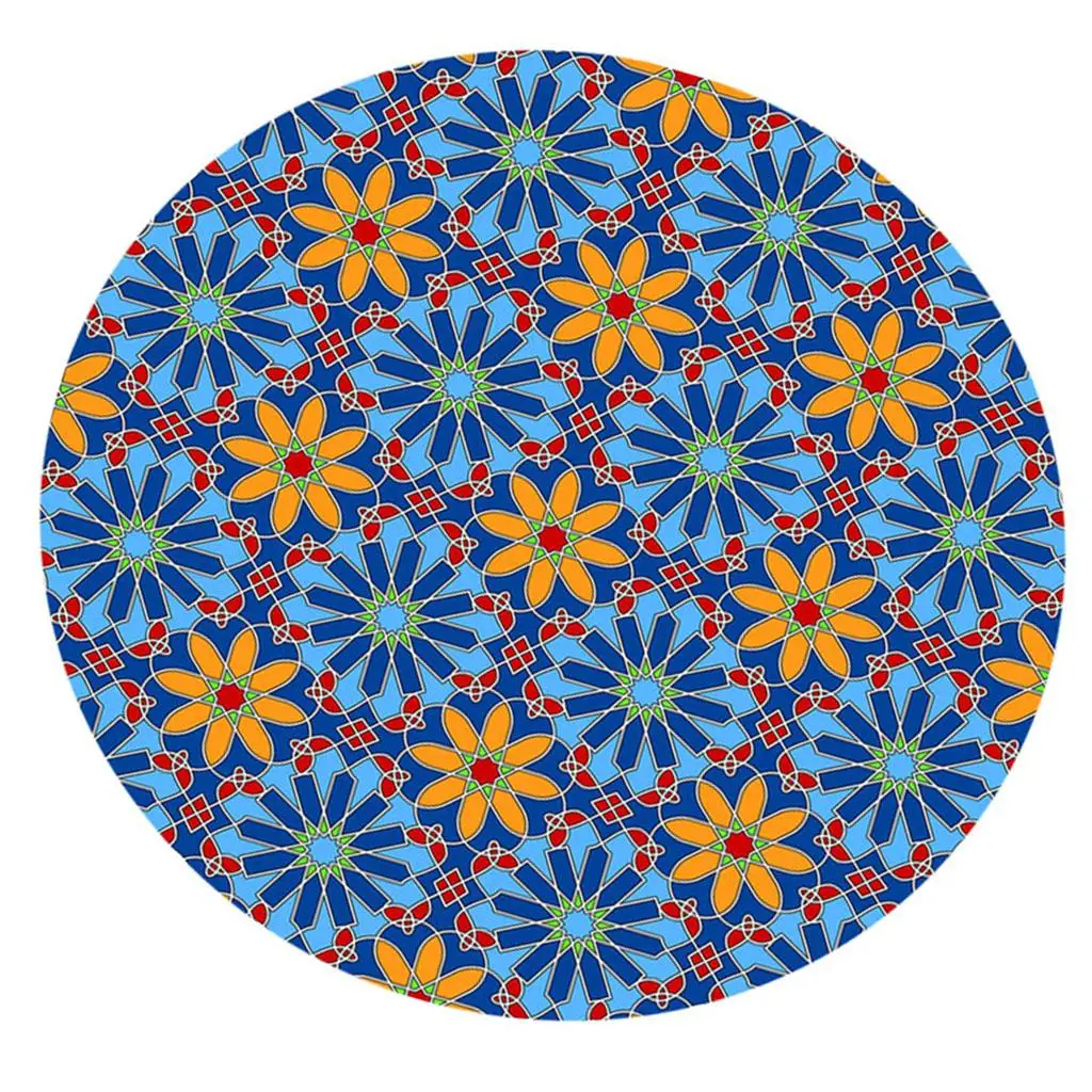 フィットテーブルクロス防水ラウンドテーブルクロス120センチメートルダイニングルーム