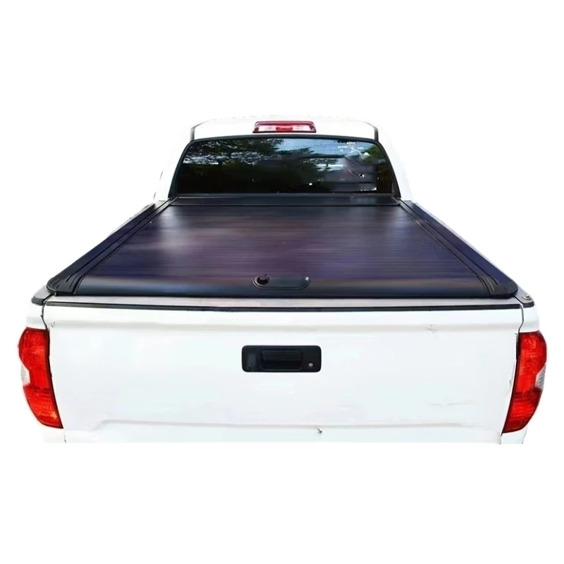 

Pickup Truck Bed Cover Retractable Aluminum Alloy Hard Tonneau Cover for gmc sierra Roller Shutter Lid ford F150 Ranger tacoma
