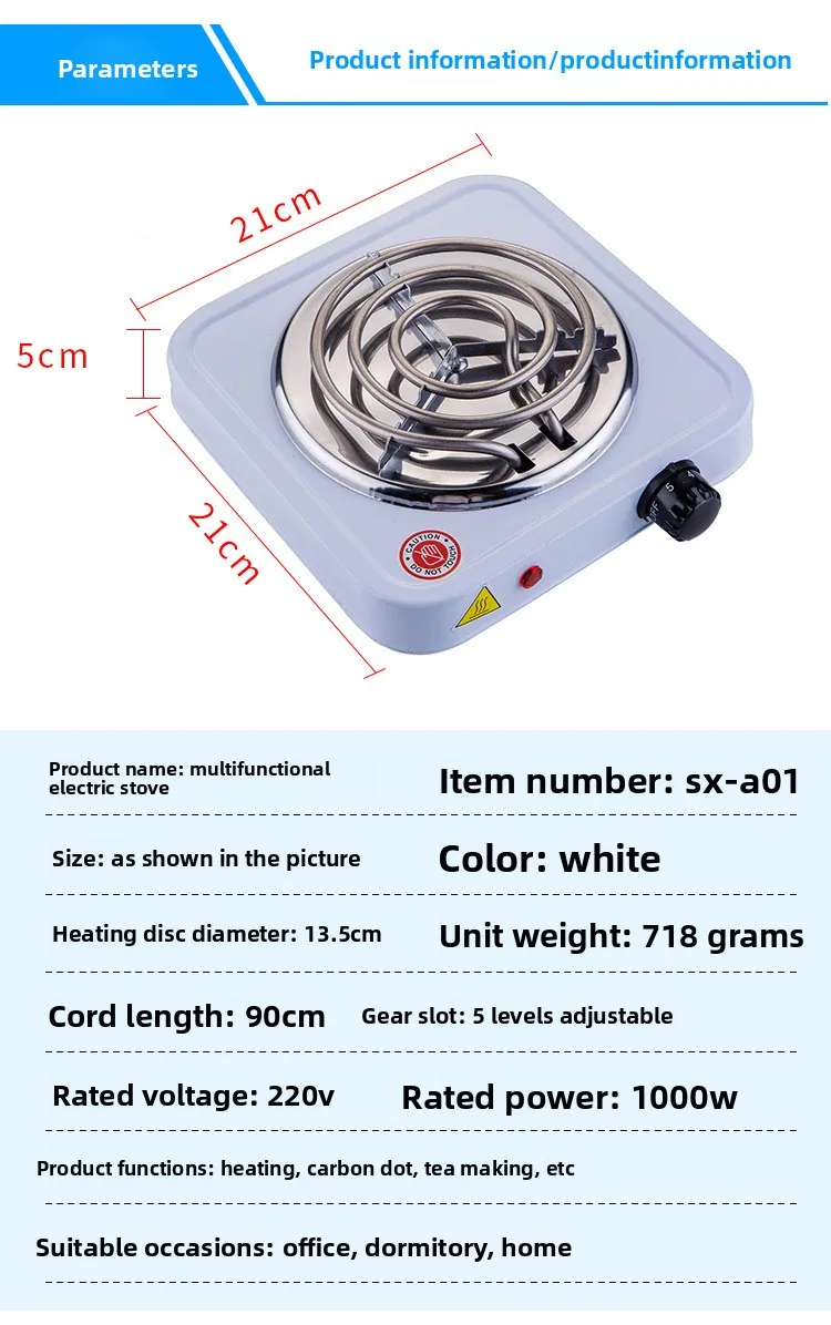 Forno elettrico forno decotto prezzo basso 1000w piccolo stufa elettrica stufa elettrica 110V specifiche USA 220V