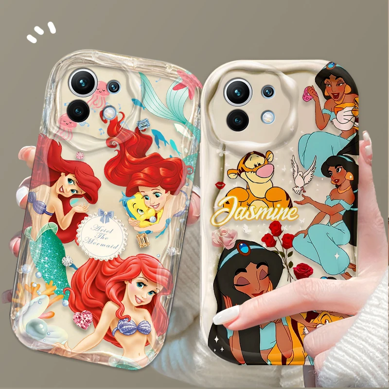 Disney Princess Marie Cat Case For Xiaomi 14T 13T 12T 13 12 11 11i Lite 5G 10T POCO X5 X6 Pro X3 NFC X4 GT F3 F4 F5 F6 M6 M5S