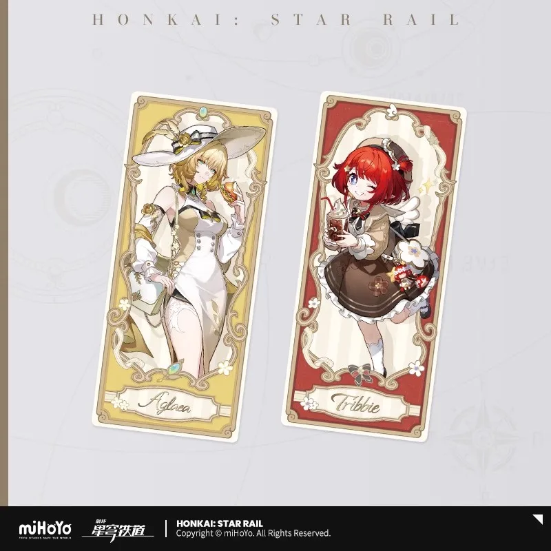 

MiHoYo Official Honkai: StarRail Genuine Anime, Train, Journey to the World Series Games, Peripheral Laser Collection Card Gift